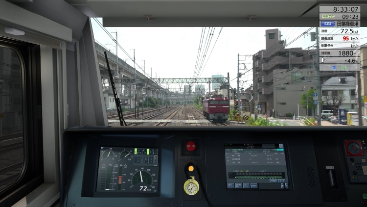湘南新宿ラインDLC運転台画像